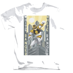 Mighty Morphin Power Rangers White Ranger Deco - Kid's T-Shirt Kid's T-Shirt (Ages 4-7) Power Rangers   