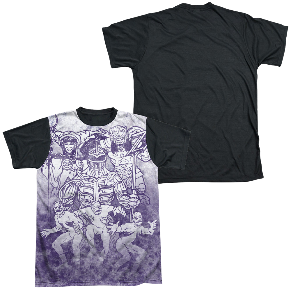 Power Rangers Baddies Sub - Men's Black Back T-Shirt Men's Black Back T-Shirt Power Rangers   