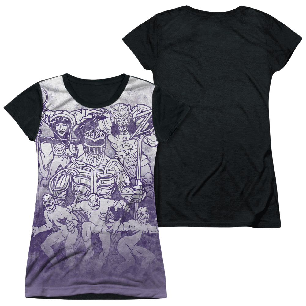 Power Rangers Baddies Sub - Juniors Black Back T-Shirt Juniors Black Back T-Shirt Power Rangers   