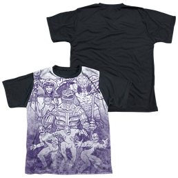 Power Rangers Baddies Sub - Youth Black Back T-Shirt Youth Black Back T-Shirt (Ages 8-12) Power Rangers   