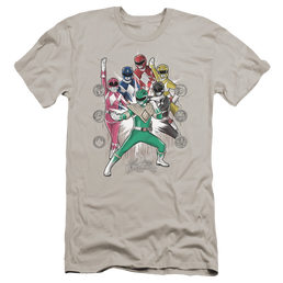 Power Rangers Ranger Manga - Men's Premium Slim Fit T-Shirt Men's Premium Slim Fit T-Shirt Power Rangers   