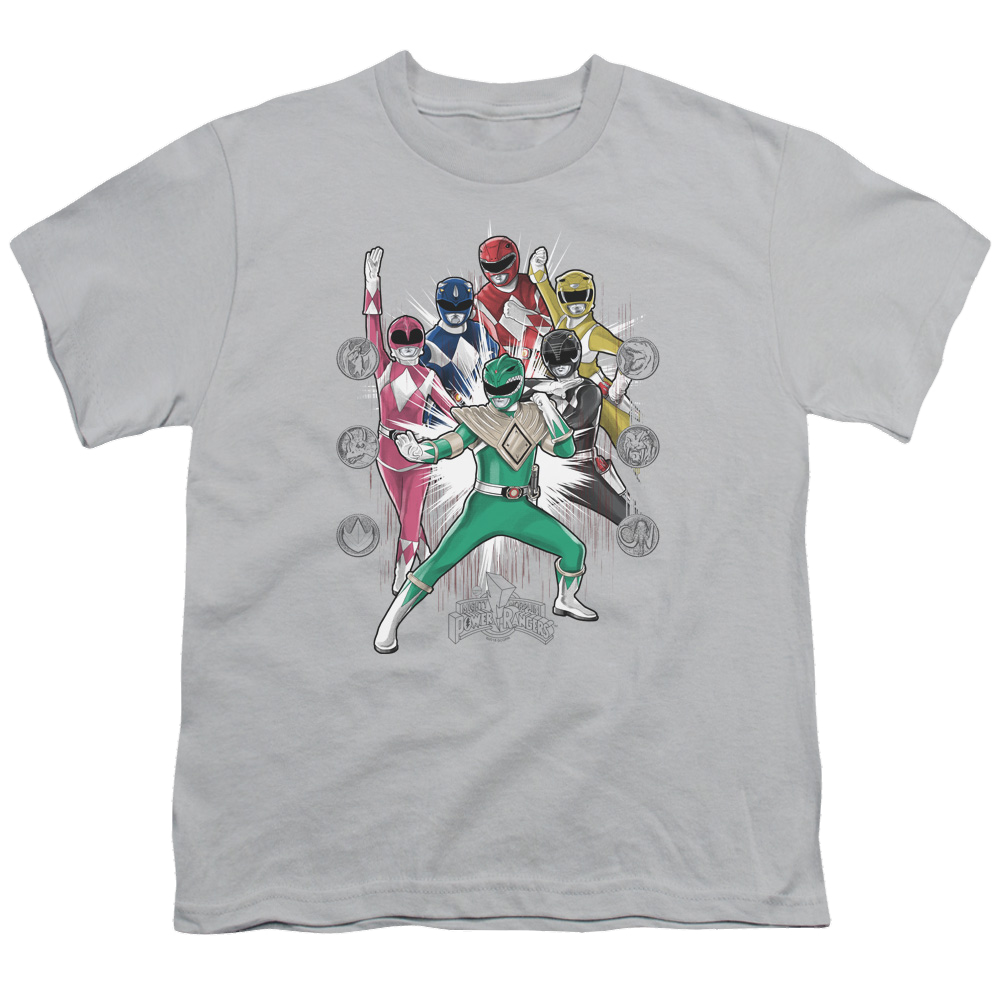 Power Rangers Ranger Manga - Youth T-Shirt Youth T-Shirt (Ages 8-12) Power Rangers   