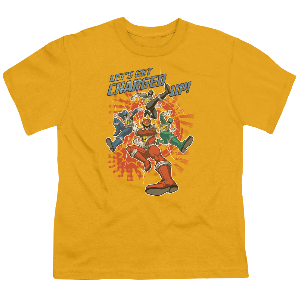 Power Rangers Charged Up Youth T-Shirt (Ages 8-12) Youth T-Shirt (Ages 8-12) Power Rangers   