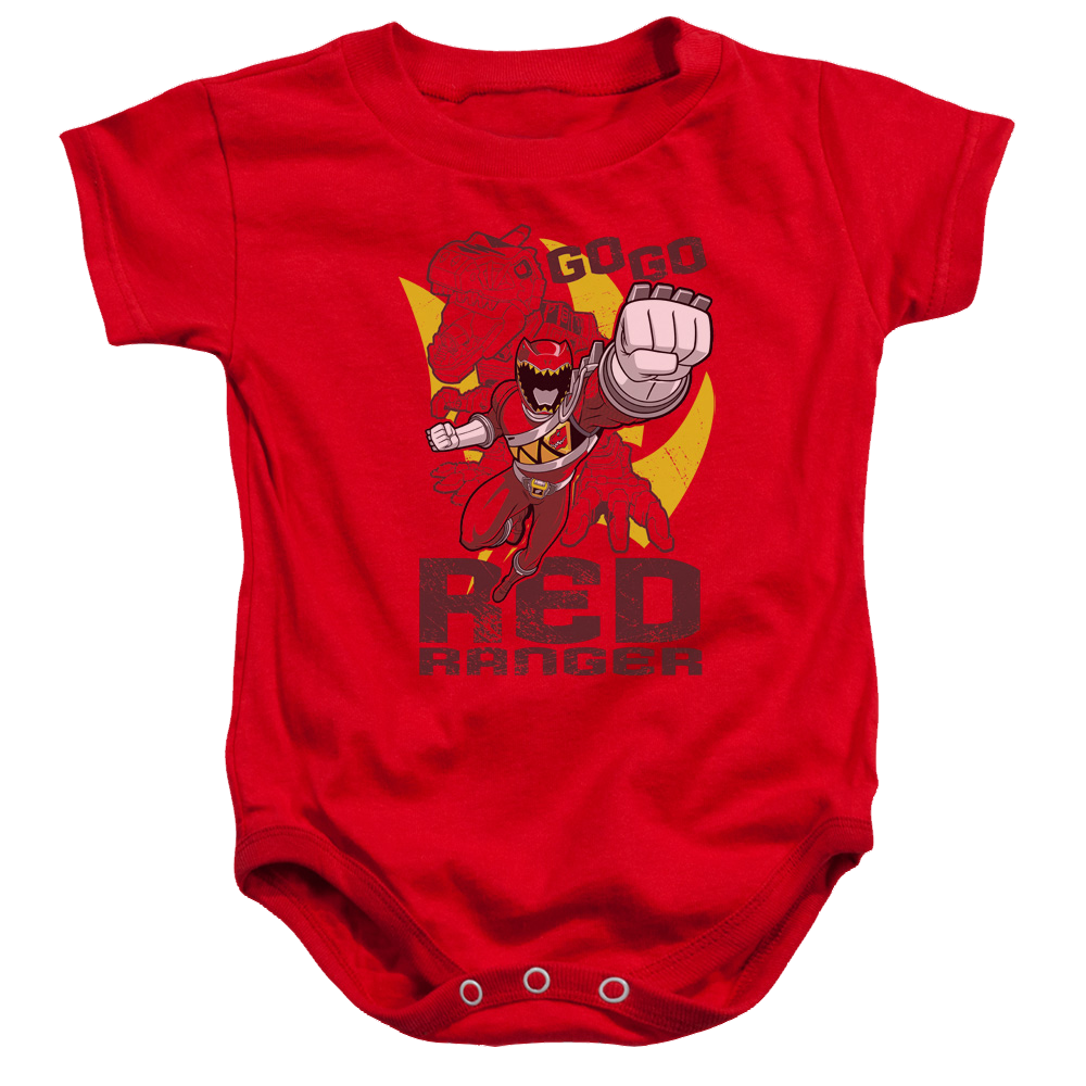 Power Rangers Dino Charge Go Red - Baby Bodysuit Baby Bodysuit Power Rangers   