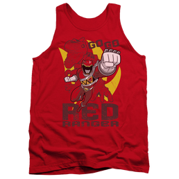 Power Rangers Dino Charge Go Red - Men's Tank Top Men's Tank Power Rangers   