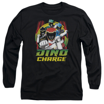 Power Rangers Dino Charge Dino Lightning - Men's Long Sleeve T-Shirt Men's Long Sleeve T-Shirt Power Rangers   