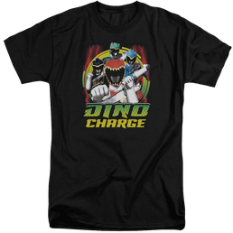 Power Rangers Dino Charge Dino Lightning - Men's Tall Fit T-Shirt Men's Tall Fit T-Shirt Power Rangers   