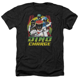 Power Rangers Dino Charge Dino Lightning - Men's Heather T-Shirt Men's Heather T-Shirt Power Rangers   