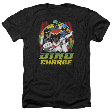 Power Rangers Dino Charge Dino Lightning - Men's Heather T-Shirt Men's Heather T-Shirt Power Rangers   