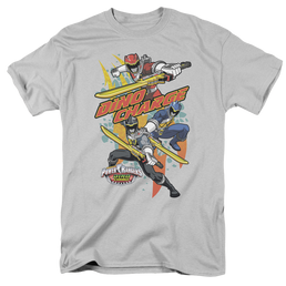 Power Rangers Dino Charge Swords Out - Men's Regular Fit T-Shirt Men's Regular Fit T-Shirt Power Rangers   