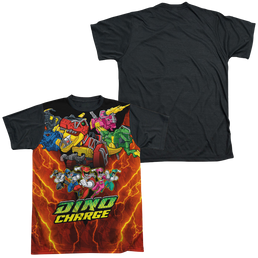 Power Rangers Dino Charge Zord Power - Men's Black Back T-Shirt Men's Black Back T-Shirt Power Rangers   