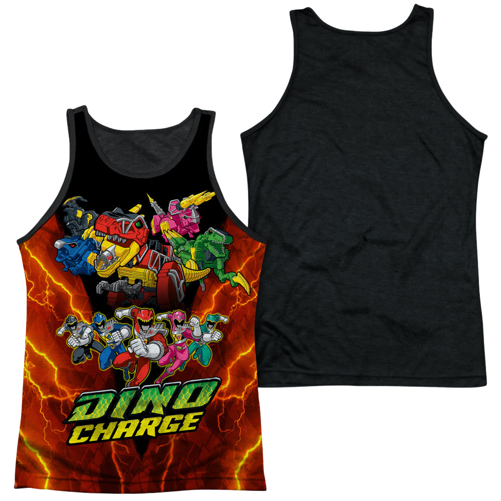 Power Rangers Dino Charge Zord Power - Men's Black Back Tank Top Men's Black Back Tank Power Rangers   