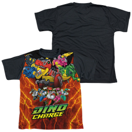 Power Rangers Dino Charge Zord Power - Youth Black Back T-Shirt Youth Black Back T-Shirt (Ages 8-12) Power Rangers   