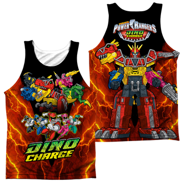 Power Rangers Dino Charge Zord Power (F/B) - Men's All Over Print Tank Men's All Over Print Tank Power Rangers   