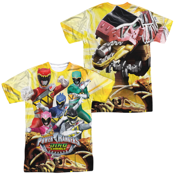 Power Rangers Charged For Battle Men's All Over Print T-Shirt Men's All-Over Print T-Shirt Power Rangers   