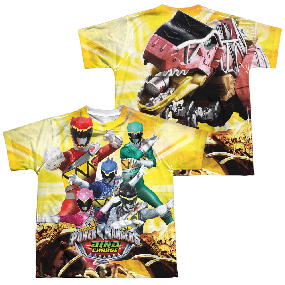 Power Rangers Charged For Battle Youth All-Over Print T-Shirt (Ages 8-12) Youth All-Over Print T-Shirt (Ages 8-12) Power Rangers   
