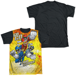 Power Rangers Dino Charge Go Go Dino Charge - Men's Black Back T-Shirt Men's Black Back T-Shirt Power Rangers   