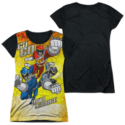 Power Rangers Dino Charge Go Go Dino Charge - Juniors Black Back T-Shirt Juniors Black Back T-Shirt Power Rangers   