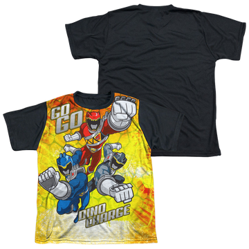 Power Rangers Dino Charge Go Go Dino Charge - Youth Black Back T-Shirt Youth Black Back T-Shirt (Ages 8-12) Power Rangers   