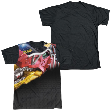 Power Rangers Big Zord Men's Black Back T-Shirt Men's Black Back T-Shirt Power Rangers   