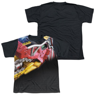 Power Rangers Big Zord Youth Black Back T-Shirt (Ages 8-12) Youth Black Back T-Shirt (Ages 8-12) Power Rangers   