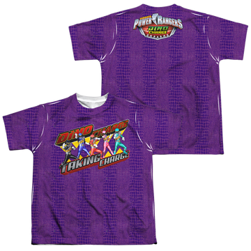 Power Rangers Dino Charge Taking Charge (F/B) - Youth All-Over Print Shirt Youth All-Over Print T-Shirt (Ages 8-12) Power Rangers   