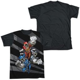 Power Rangers Dino Charge Lets Bolt - Men's Black Back T-Shirt Men's Black Back T-Shirt Power Rangers   