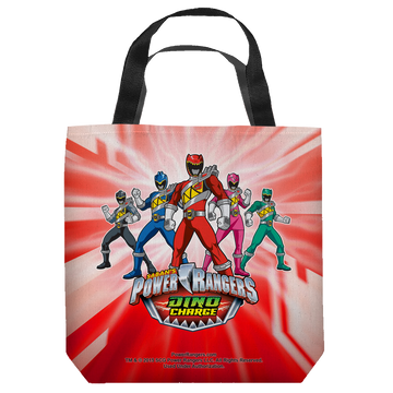Power Rangers - Dino Ranger Tote Bag Tote Bags Power Rangers   