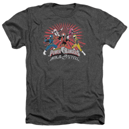 Power Rangers Ninja Blast Men's Heather T-Shirt Men's Heather T-Shirt Power Rangers   