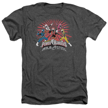 Power Rangers Ninja Blast Men's Heather T-Shirt Men's Heather T-Shirt Power Rangers   