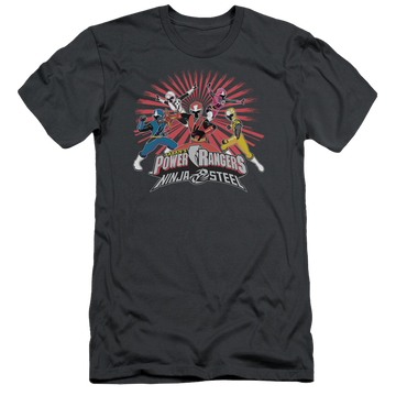Power Rangers Ninja Blast Men's Premium Slim Fit T-Shirt Men's Premium Slim Fit T-Shirt Power Rangers   