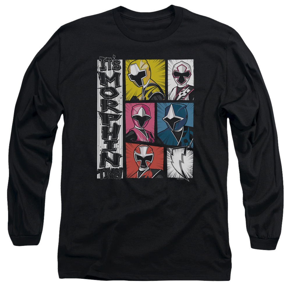 Power Rangers Its Morphin Time Men's Long Sleeve T-Shirt Men's Long Sleeve T-Shirt Power Rangers   