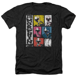 Power Rangers Its Morphin Time Men's Heather T-Shirt Men's Heather T-Shirt Power Rangers   