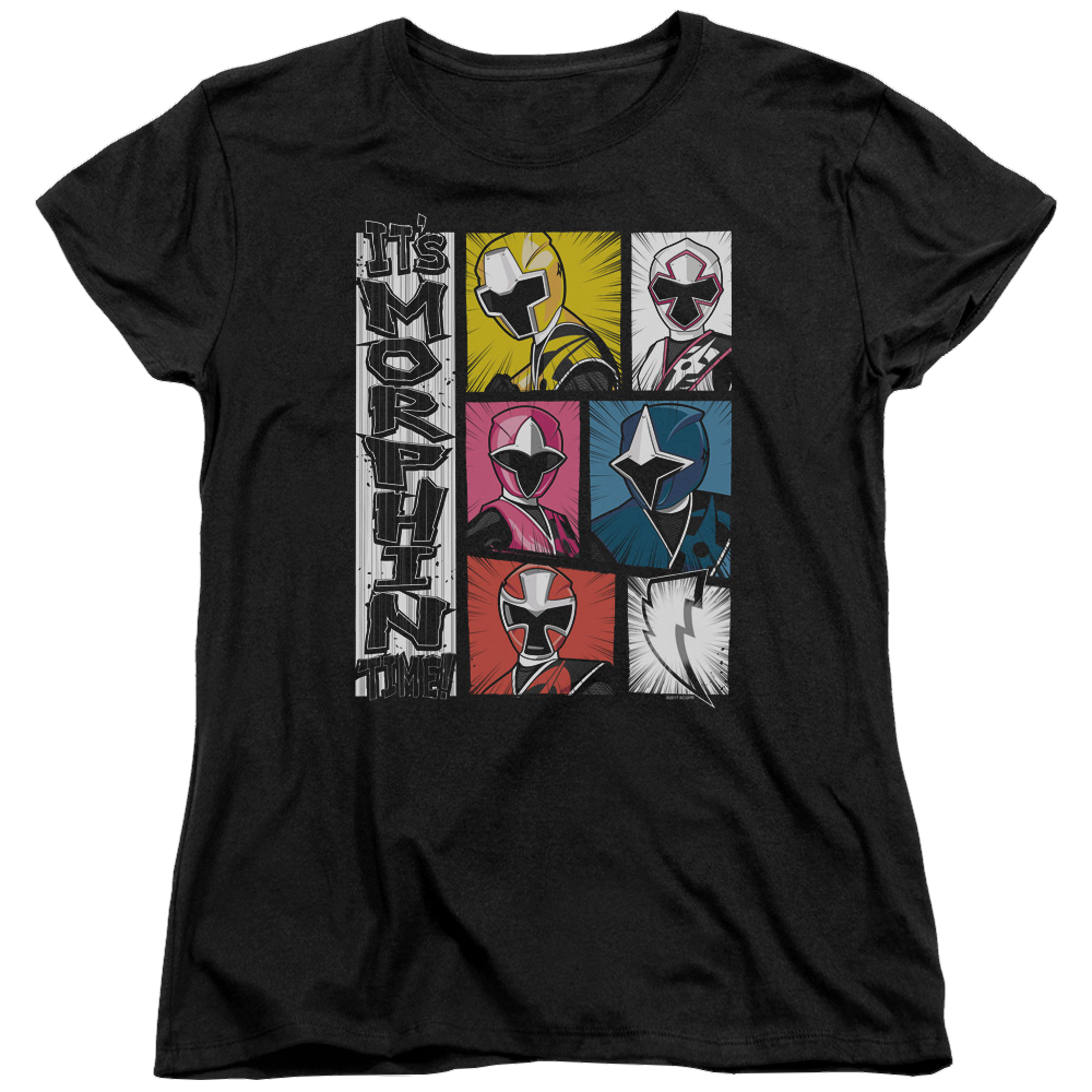 Power Rangers Ninja Steel Its Morphin Time - Women's T-Shirt Women's T-Shirt Power Rangers   