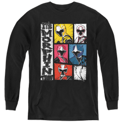 Power Rangers Ninja Steel Its Morphin Time - Youth Long Sleeve T-Shirt Youth Long Sleeve T-Shirt Power Rangers   