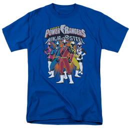 Power Rangers Team Lineup Men's Regular Fit T-Shirt Men's Regular Fit T-Shirt Power Rangers   