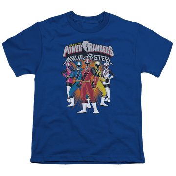 Power Rangers Team Lineup Youth T-Shirt (Ages 8-12) Youth T-Shirt (Ages 8-12) Power Rangers   