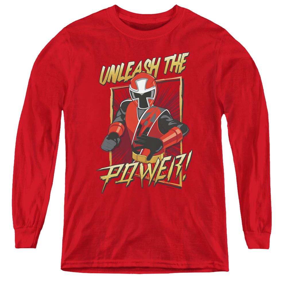 Power Rangers Ninja Steel Unleash - Youth Long Sleeve T-Shirt Youth Long Sleeve T-Shirt Power Rangers   