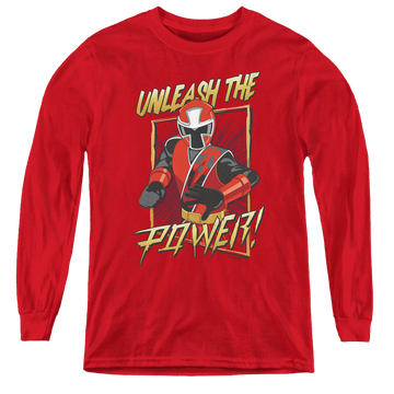 Power Rangers Ninja Steel Unleash - Youth Long Sleeve T-Shirt Youth Long Sleeve T-Shirt Power Rangers   