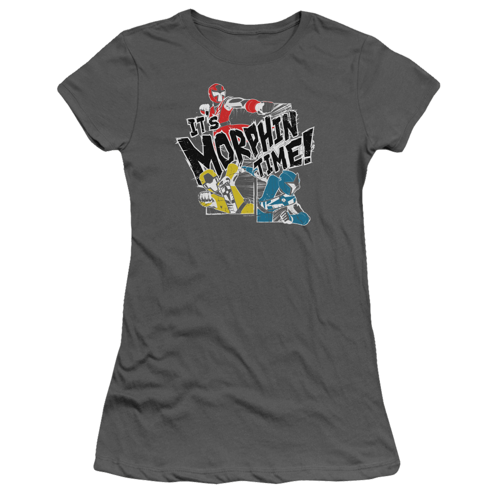Power Rangers Panels Juniors T-Shirt Juniors T-Shirt Power Rangers   