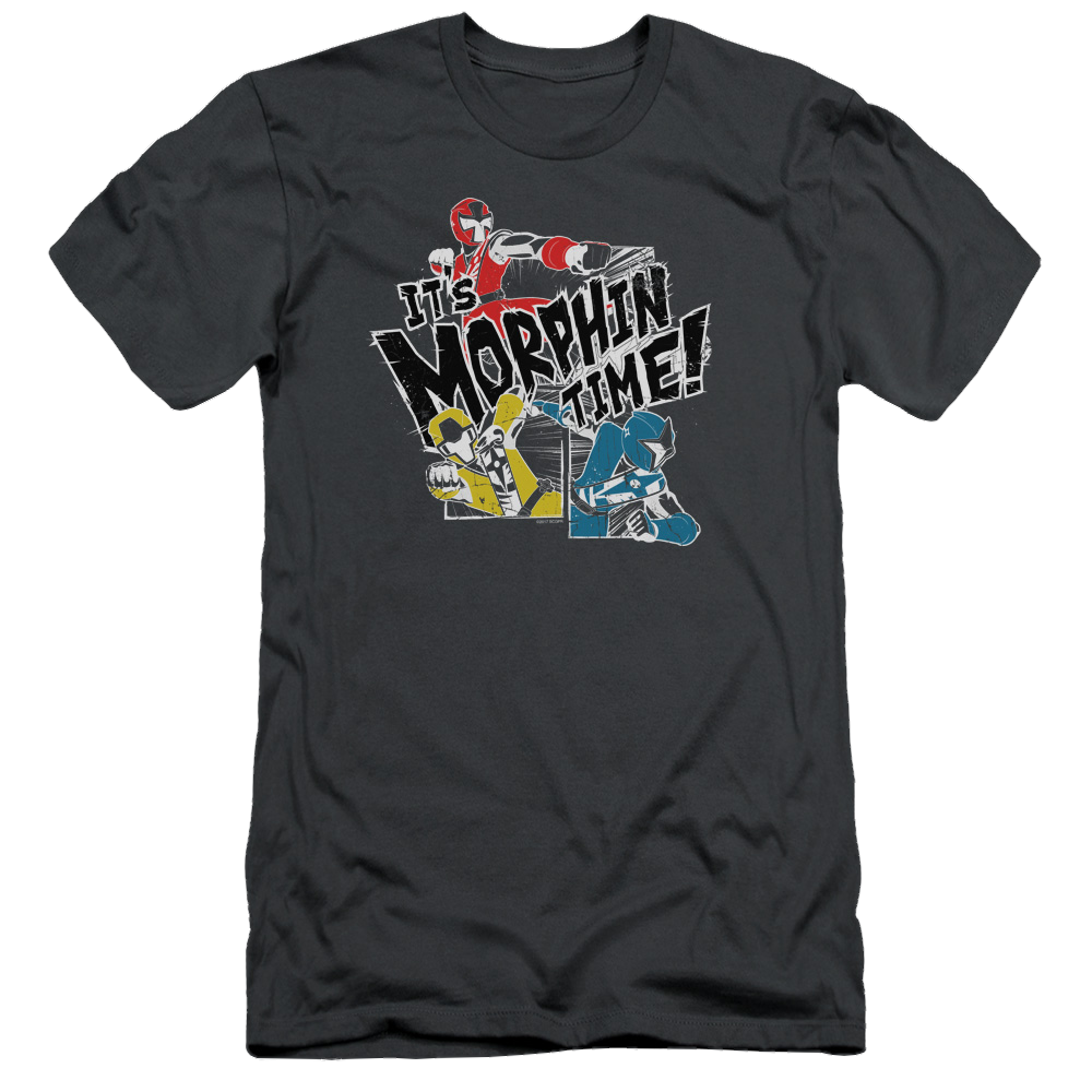 Power Rangers Panels Men's Premium Slim Fit T-Shirt Men's Premium Slim Fit T-Shirt Power Rangers   