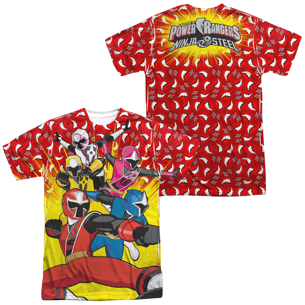 Power Rangers Go Go Ninja Steel Men's All Over Print T-Shirt Men's All-Over Print T-Shirt Power Rangers   