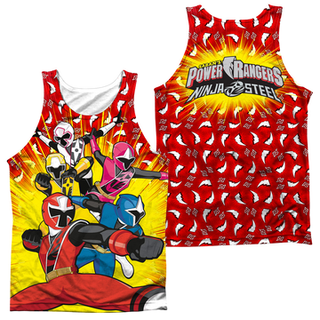 Power Rangers Go Go Ninja Steel Men's All Over Print Tank Men's All Over Print Tank Power Rangers   