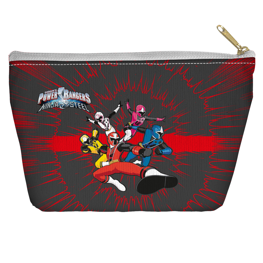 Power Rangers - Ninja Team Tapered Bottom Pouch T Bottom Accessory Pouches Power Rangers   