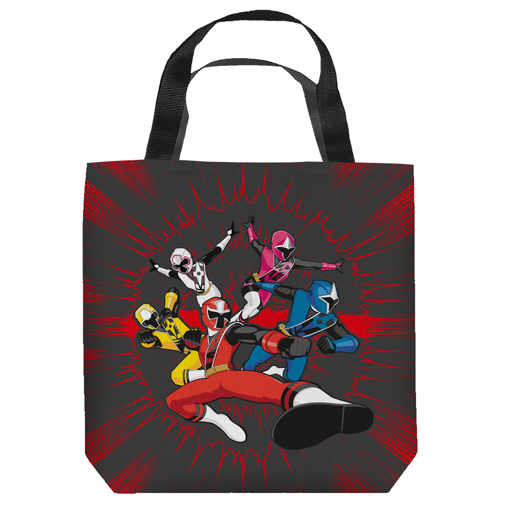 Power Rangers - Ninja Team Tote Bag Tote Bags Power Rangers   