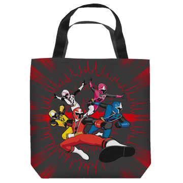 Power Rangers - Ninja Team Tote Bag Tote Bags Power Rangers   