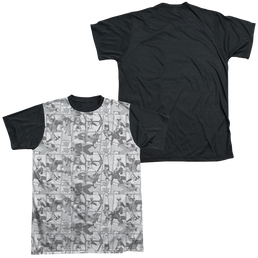 Power Rangers Helmets Men's Black Back T-Shirt Men's Black Back T-Shirt Power Rangers   