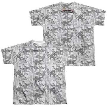 Power Rangers Helmets Youth All-Over Print T-Shirt (Ages 8-12) Youth All-Over Print T-Shirt (Ages 8-12) Power Rangers   