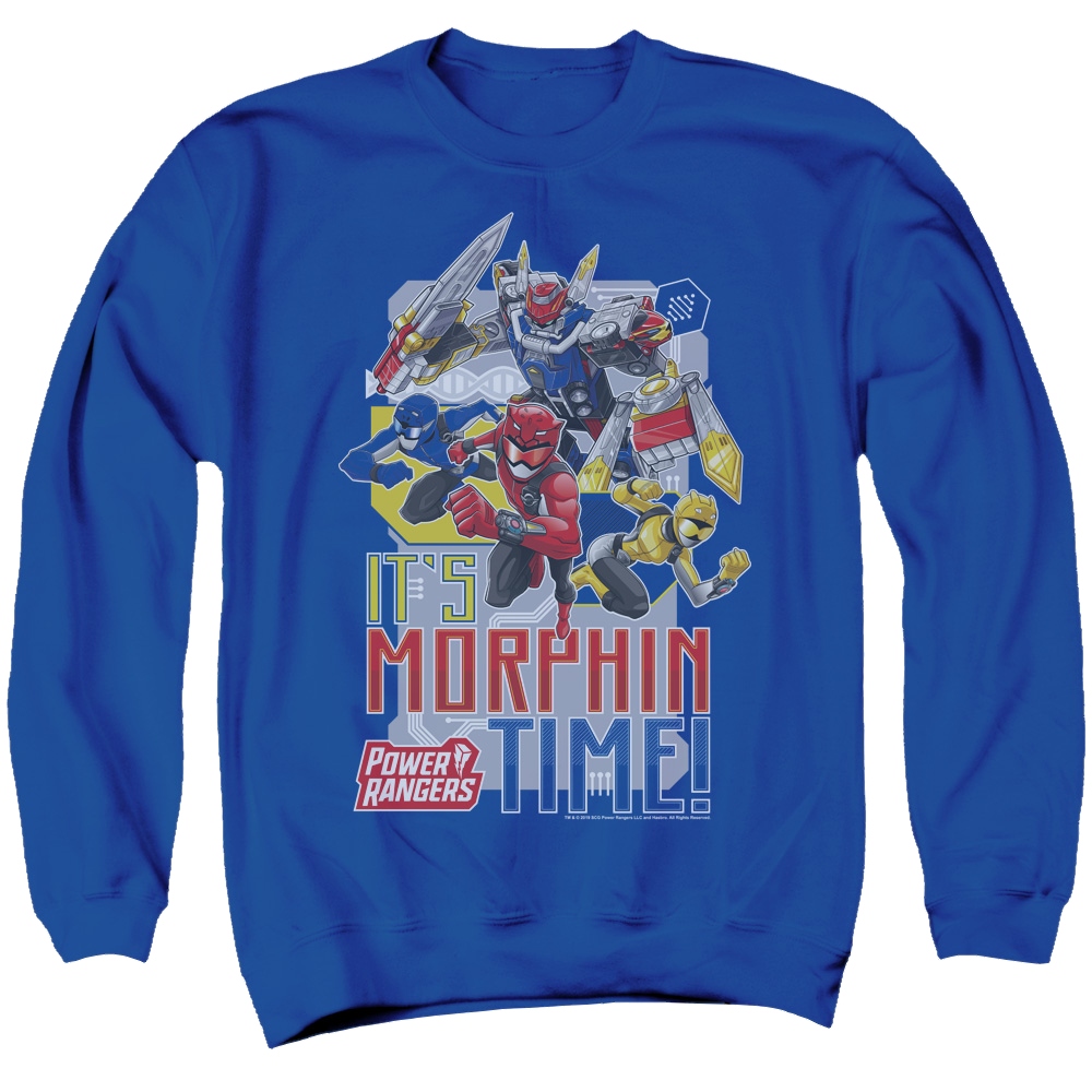 Power Rangers Morphin Time - Men's Crewneck Sweatshirt Men's Crewneck Sweatshirt Power Rangers   