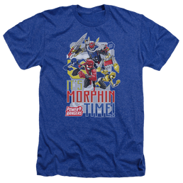 Power Rangers Morphin Time - Men's Heather T-Shirt Men's Heather T-Shirt Power Rangers   